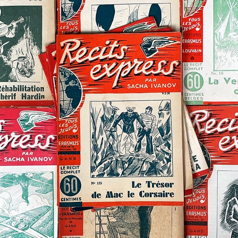 journal revue magazine récits express sacha ivanov livret ancien vintage illustration exemplaire numéro 1930 1937