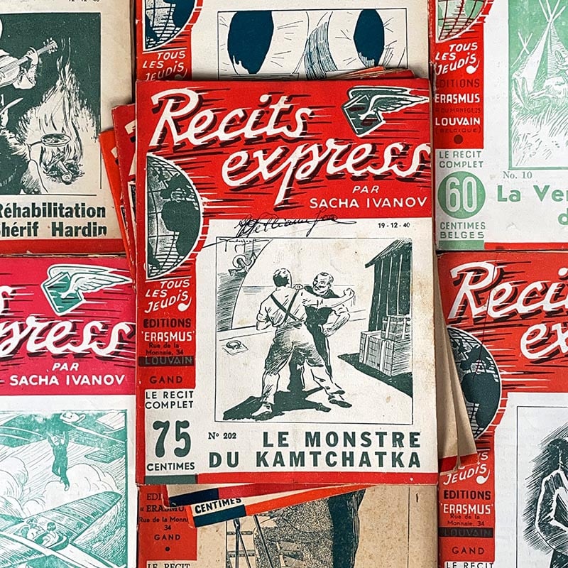 journal revue magazine récits express sacha ivanov livret ancien vintage illustration exemplaire numéro 1930 1937