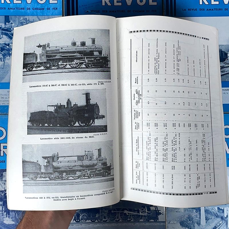 journal revue magazine locomotive loco-revue train ancien vintage illustration exemplaire numéro 1950 1951