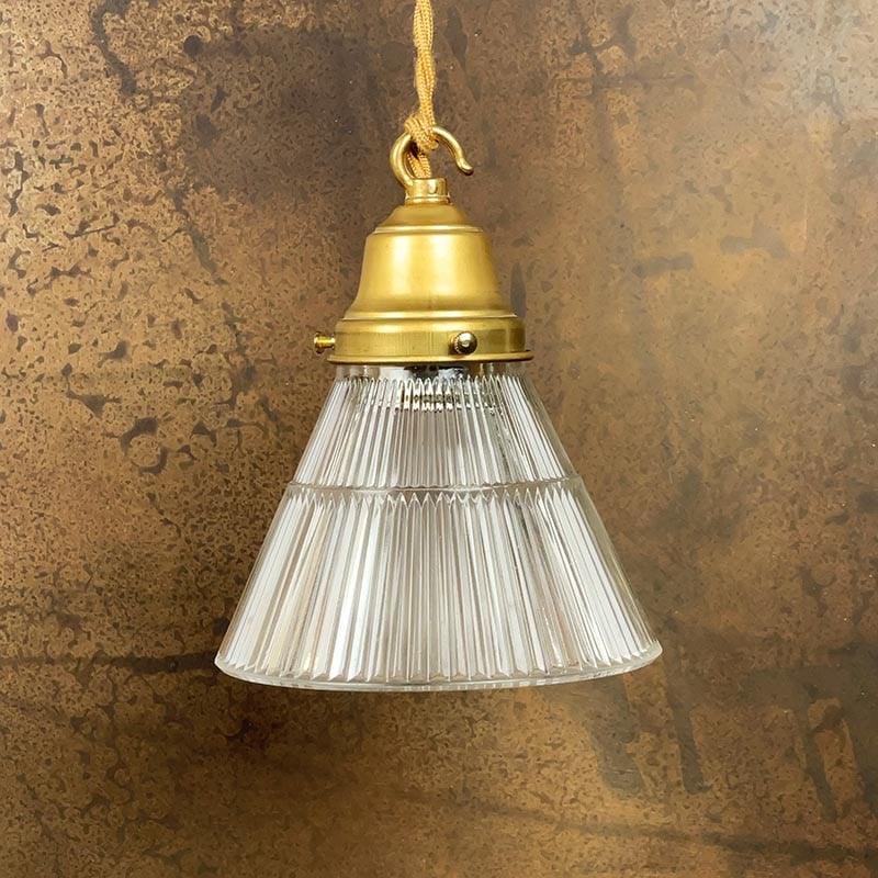 Striped Tulip Light Fixture