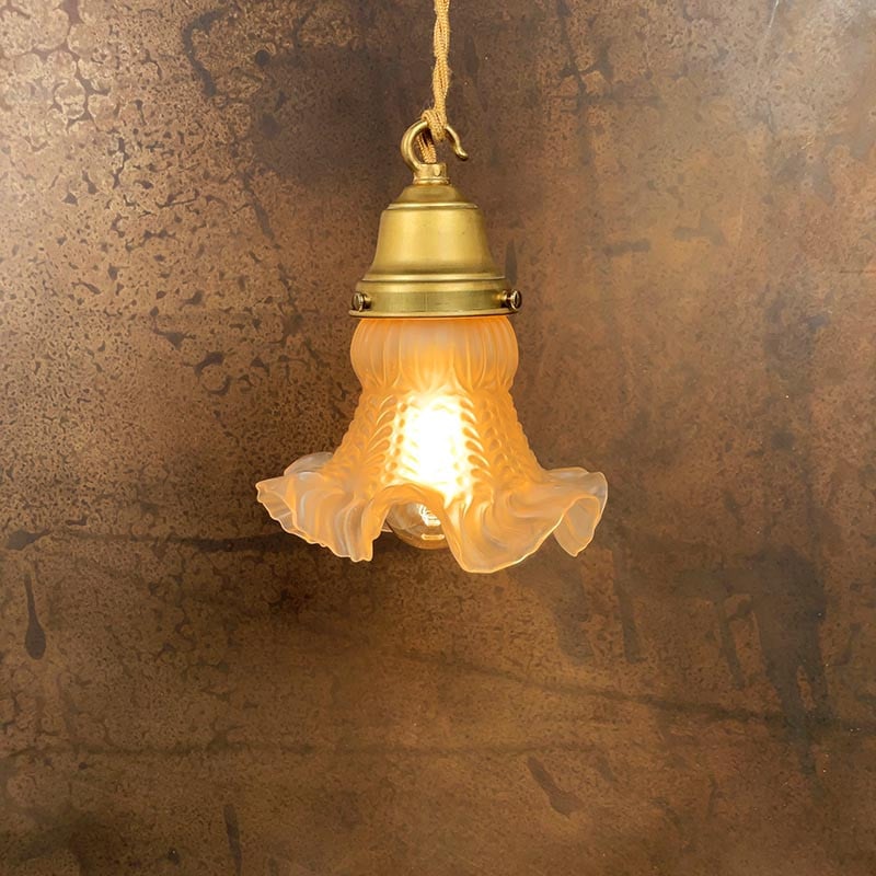 Luminaire Vintage Tulipe 1920