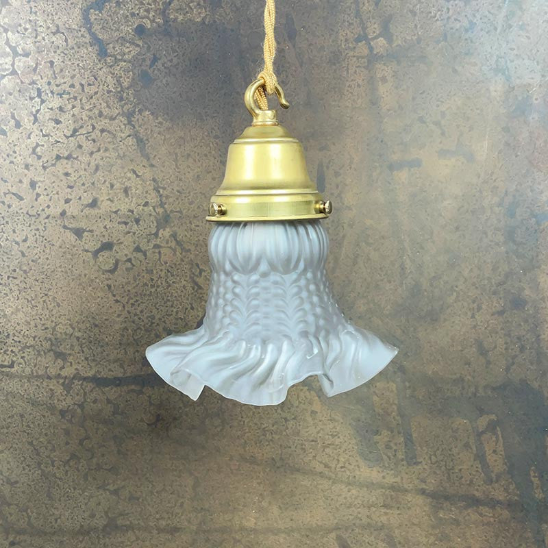 Vintage Tulip Light Fixture 1920