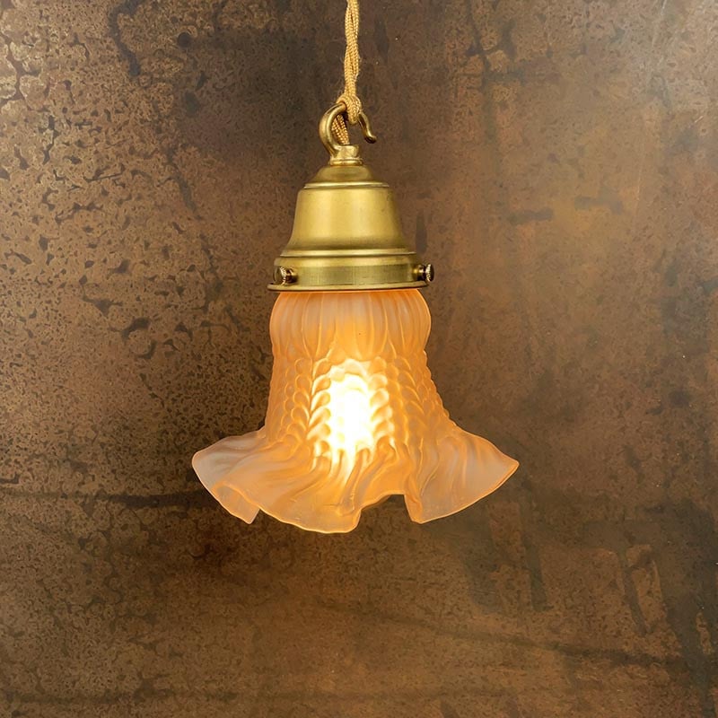 Vintage Tulip Light Fixture 1920