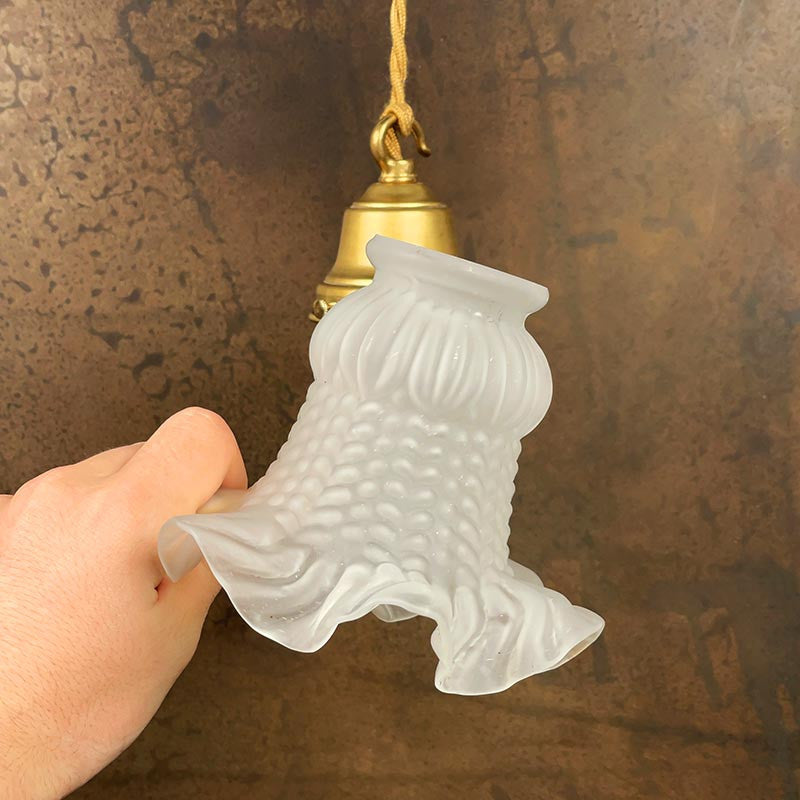 Vintage Tulip Light Fixture 1920