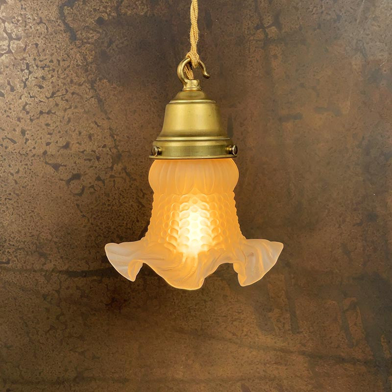 Vintage Tulip Light Fixture 1920