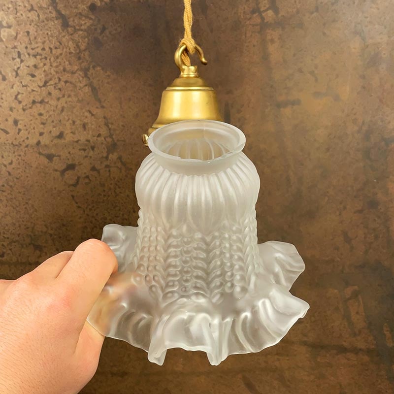 Vintage Tulip Light Fixture 1920