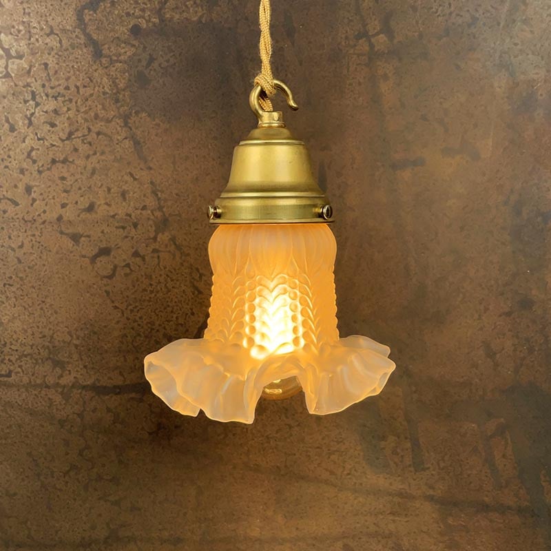 Vintage Tulip Light Fixture 1920