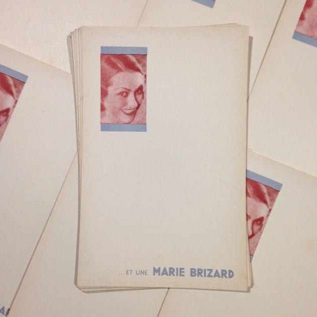 Marie Brizard Menu 1950