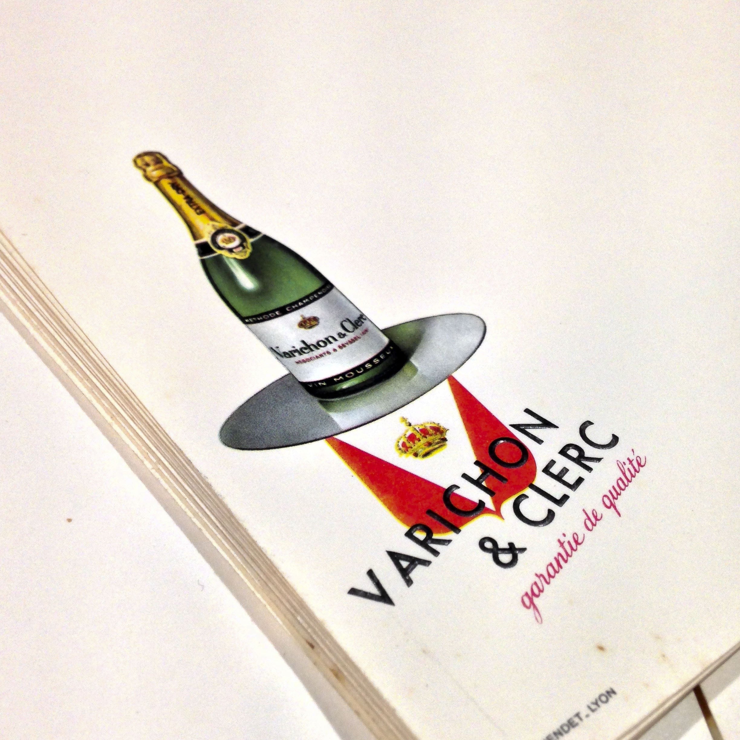 menu papier varichon ancien vintage bistrot bar 1950