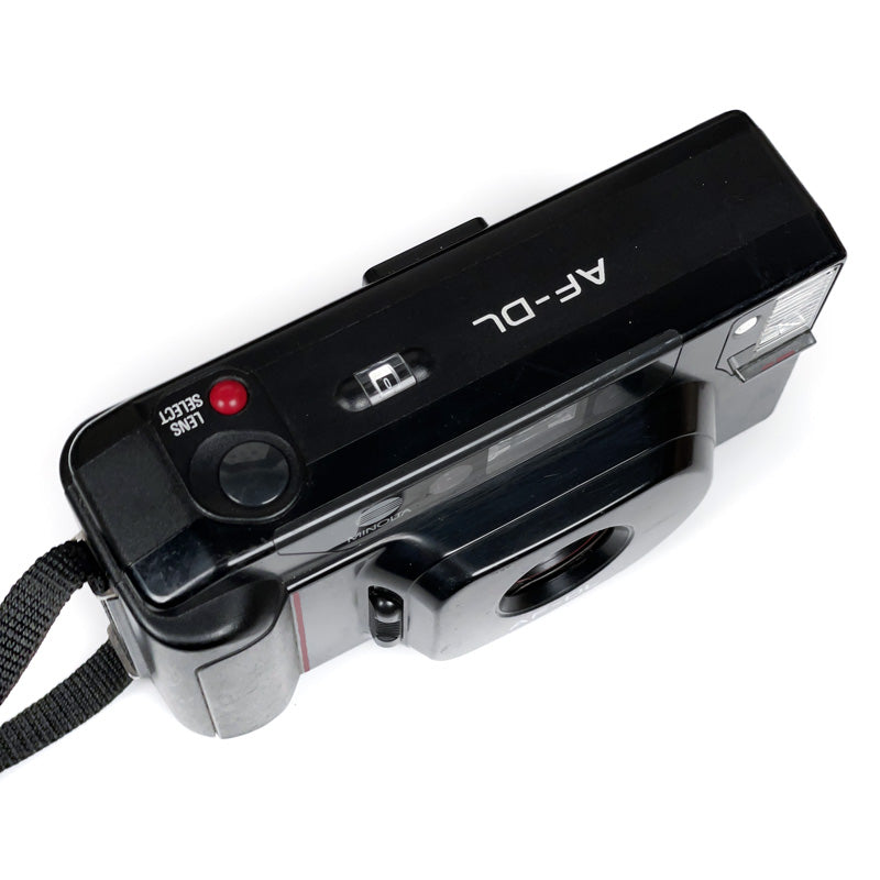 minolta af-dl af dl 35-55 55mm compact point and shot ancien vintage film pellicule argentique photo photographie flash automatique 24x36 35mm 135
