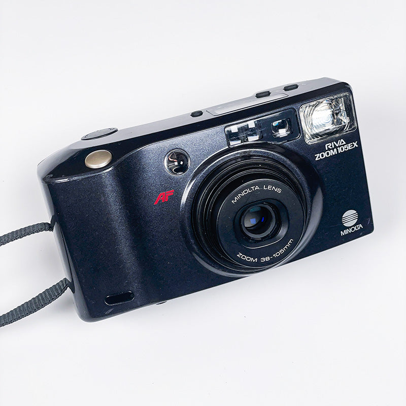minolta riva zoom 105ex compact argentique pellicule film photo photography 24x35 35mm 135