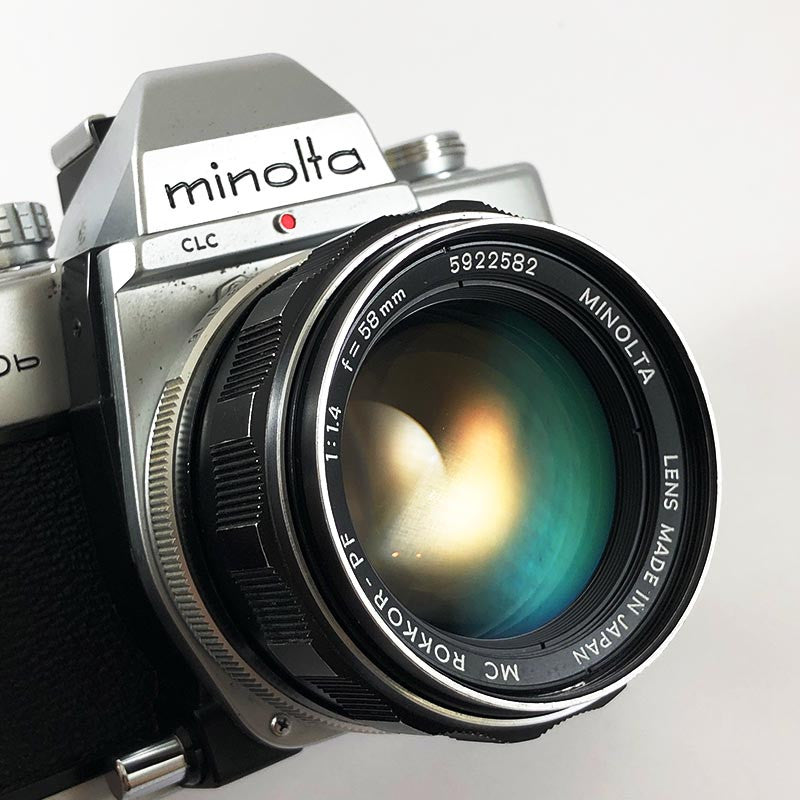 Minolta SRT 100b & 58mm 1.4