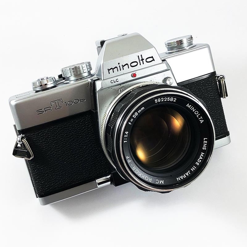 Minolta SRT 100b & 58mm 1.4