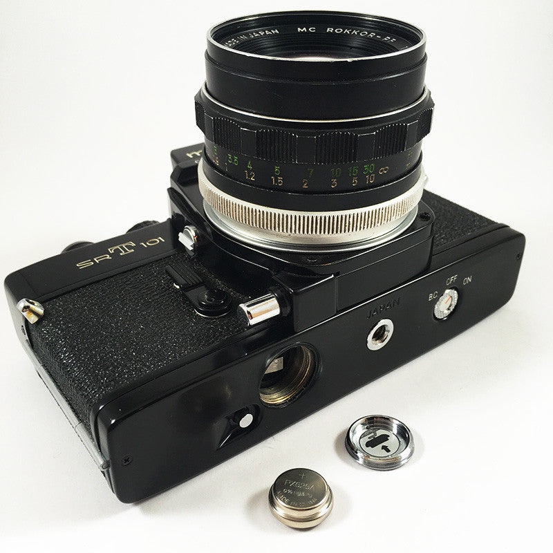 Minolta SRT 101 Noir & Rokkor 55mm 1.7