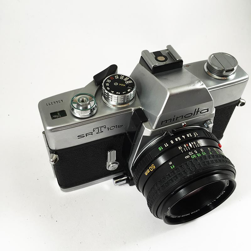 Minolta SRT 101b Chrome & 50mm 1.7