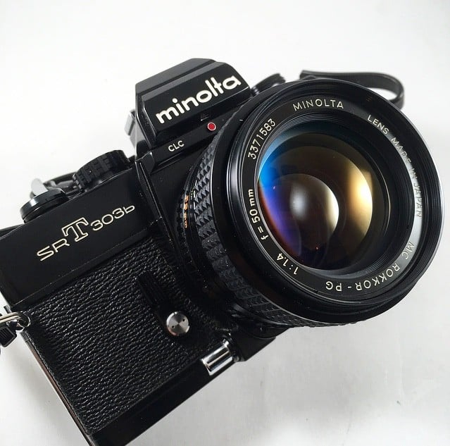 Minolta SRT 303B Noir & Rokkor 50mm 1,4