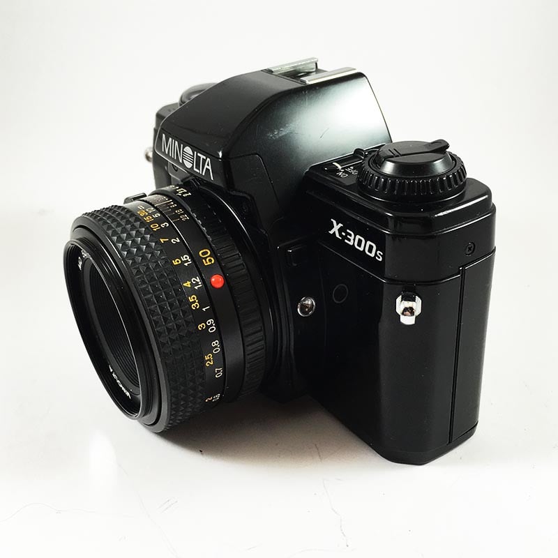minolta x-300s 50mm 2 reflex appareil argentique 35mm vintage ancien