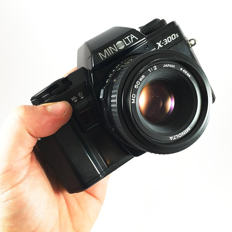 minolta x-300s 50mm 2 reflex appareil argentique 35mm vintage ancien