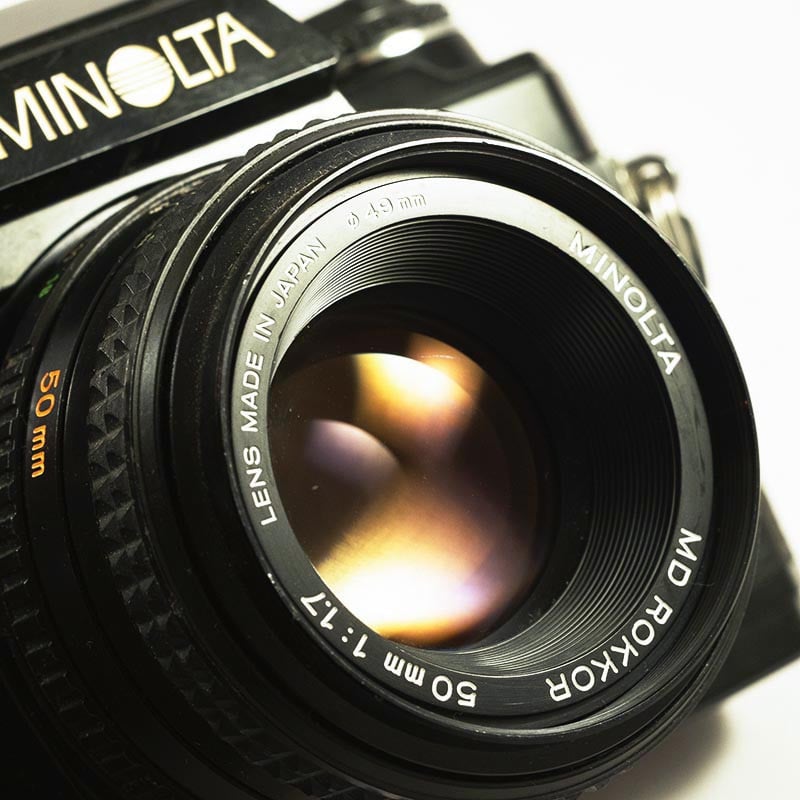 Minolta X-500 Noir & 50mm 1.7