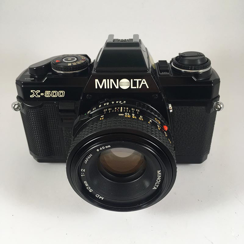 Minolta X-500 Black & 50mm 2