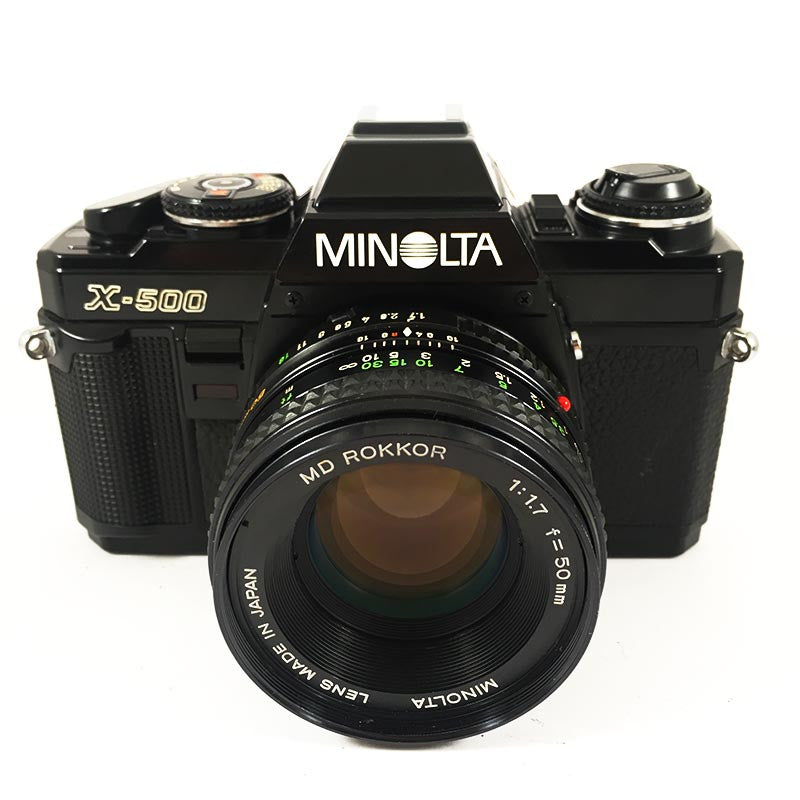 Minolta X-500 Black & Rokkor 50mm 1.7