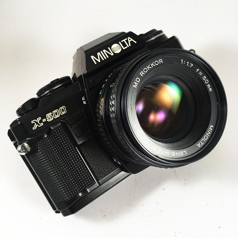 Minolta X-500 Black & Rokkor 50mm 1.7