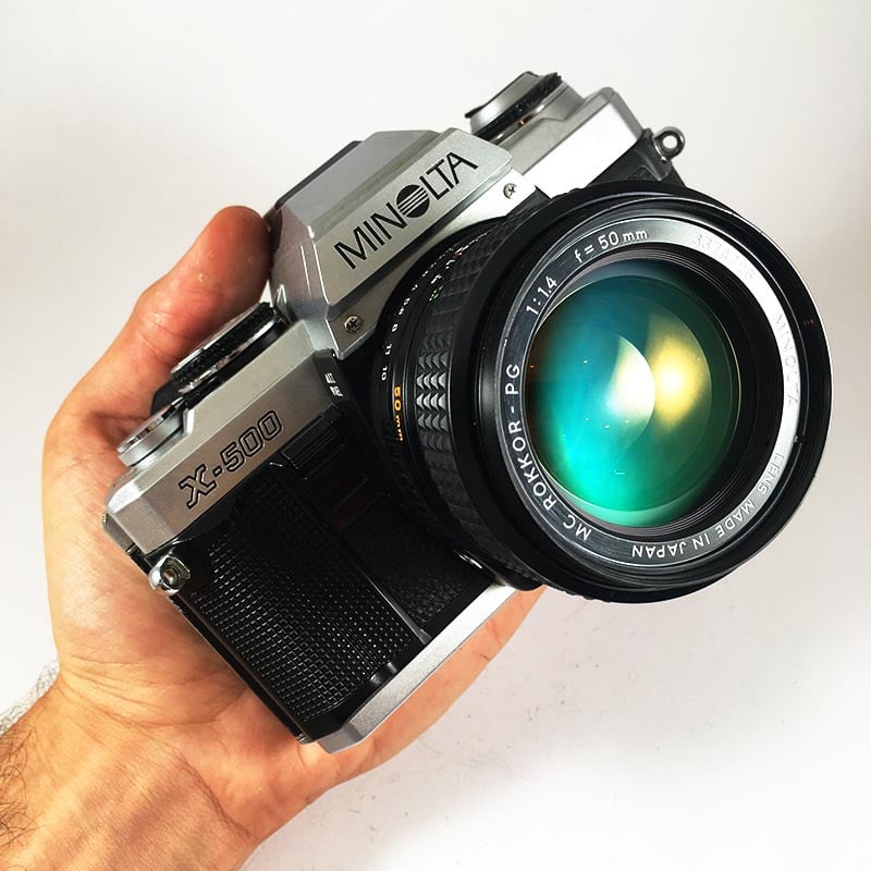 Minolta X-500 & Rokkor 50mm 1.4