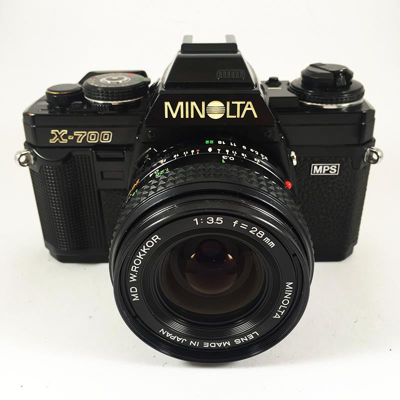 Minolta X-700 & W Rokkor 28mm 3.5