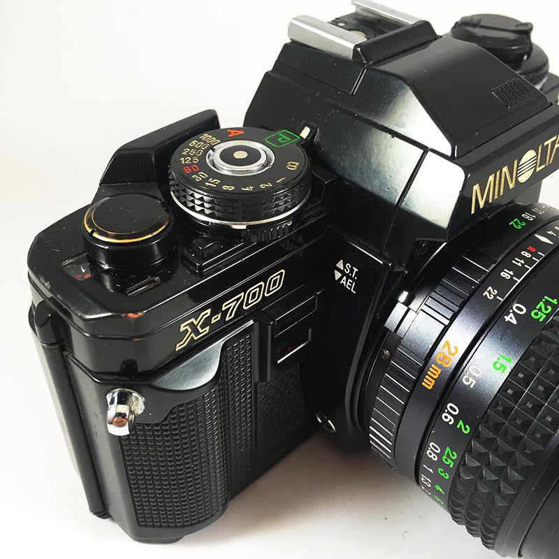 Minolta X-700 & W Rokkor 28mm 3.5