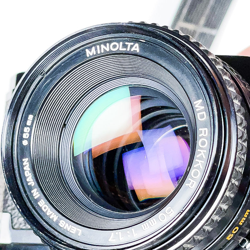 minolta x-700 reflex argentique film pellicule ancien vintage md photo photographie 50mm 1.7 135 35mm 24x36