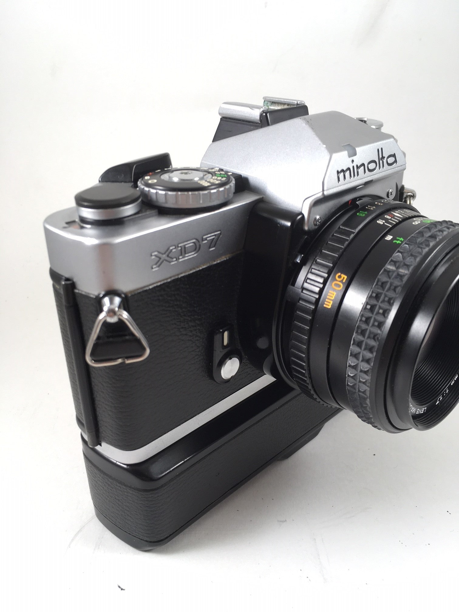 Minolta XD7 Winder & Rokkor 50mm 1.7