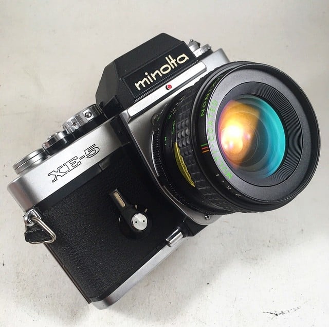 Minolta XE-5 & Makinon 28mm 2,8