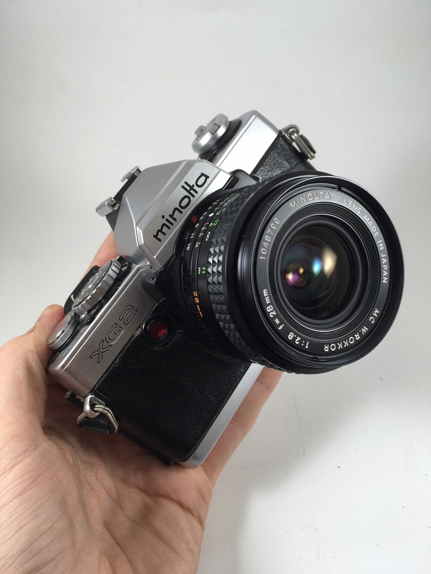 Minolta XG2 & Rokkor 28mm 2.8