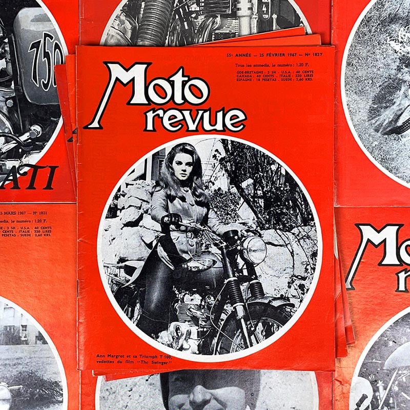journal magazine moto revue deux roues ancien vintage illustration exemplaire numéro 1960 1970 années 60 70