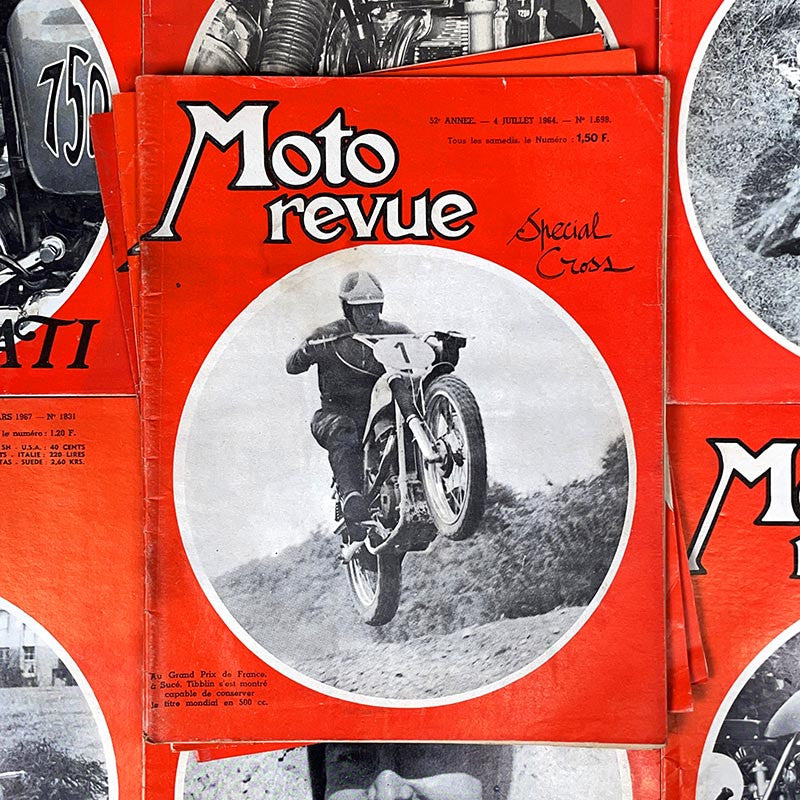 journal magazine moto revue deux roues ancien vintage illustration exemplaire numéro 1960 1970 années 60 70