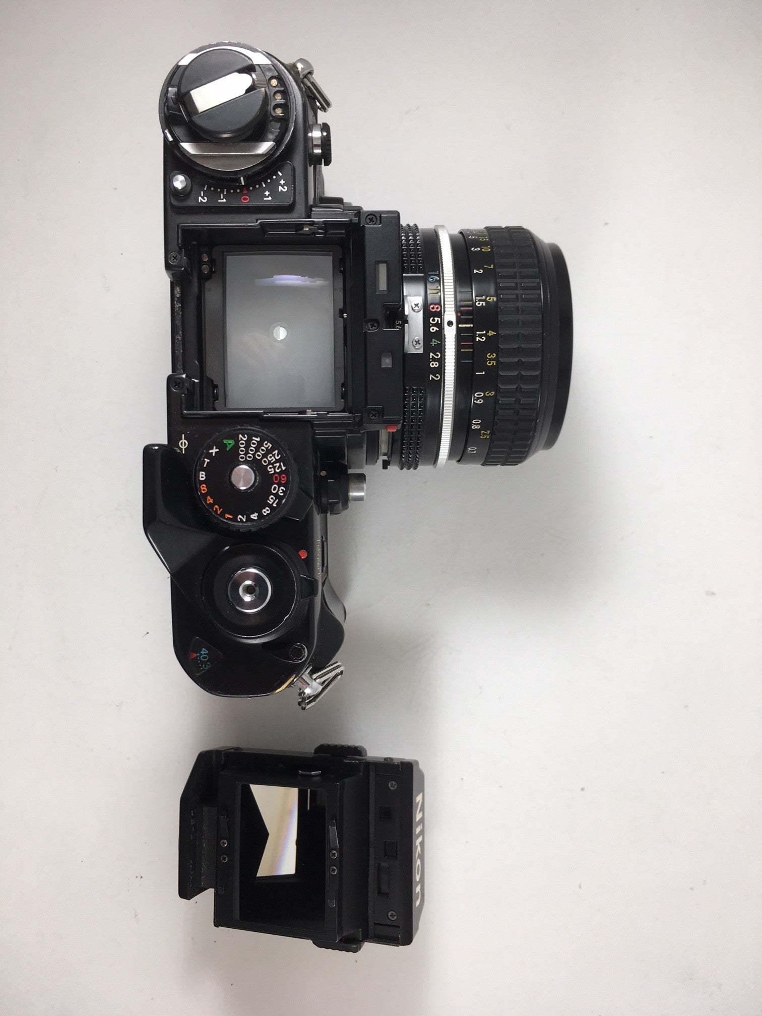 nikon f3 noir nikkor 50mm 2 appareil argentique ancien reflex motor drive md4
