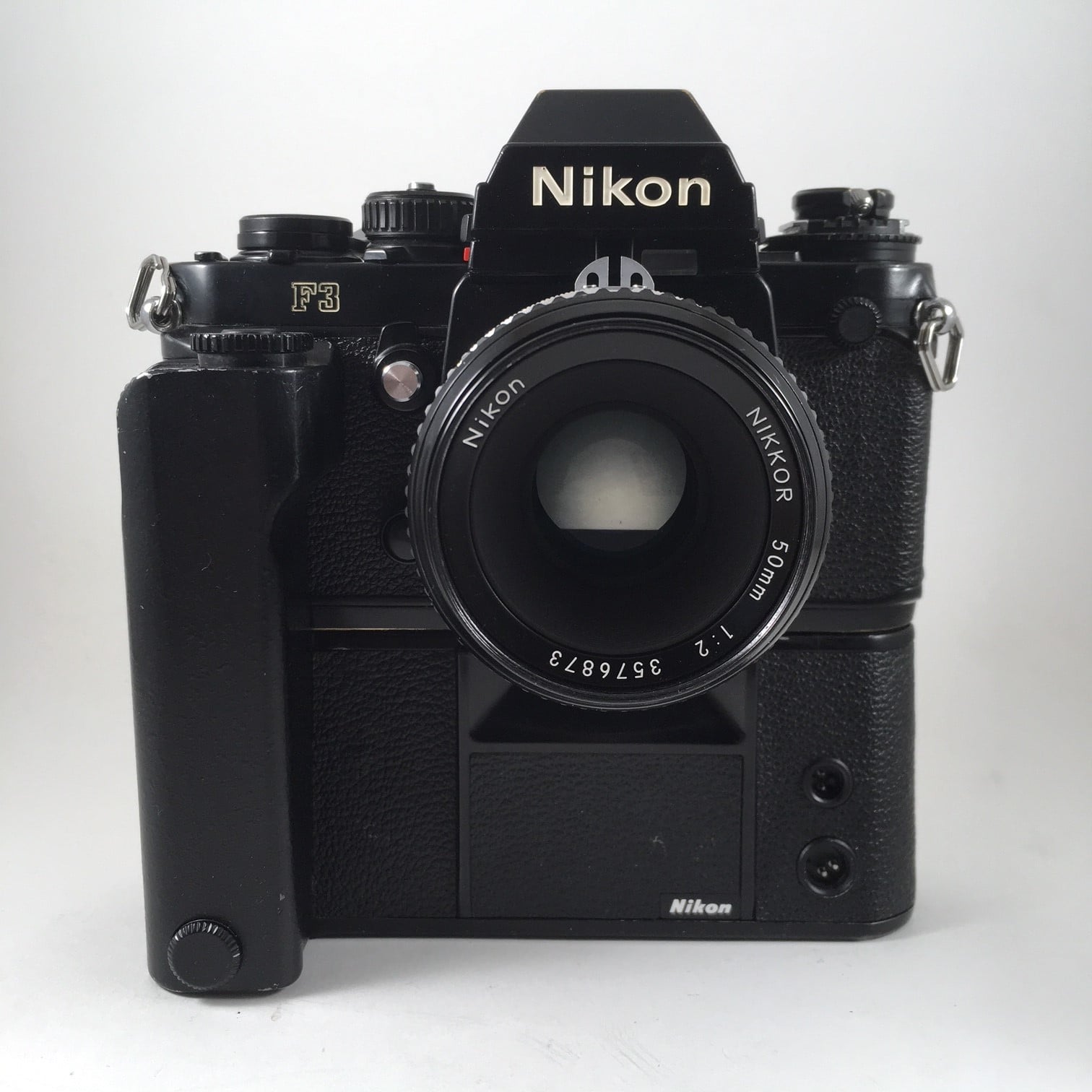 nikon f3 noir nikkor 50mm 2 appareil argentique ancien reflex motor drive md4