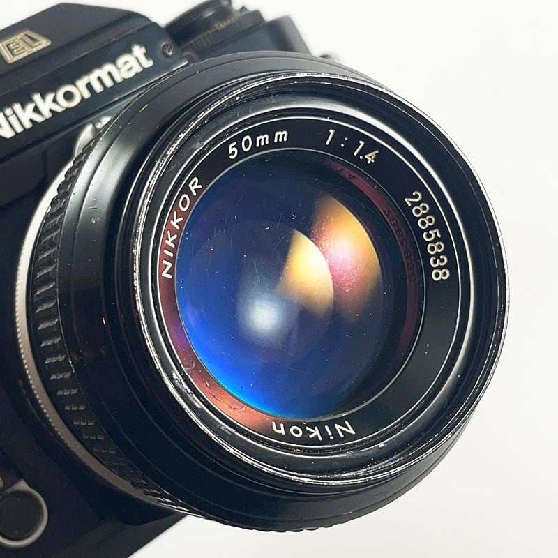 Nikon Nikkormat EL Black & 50mm 1.4