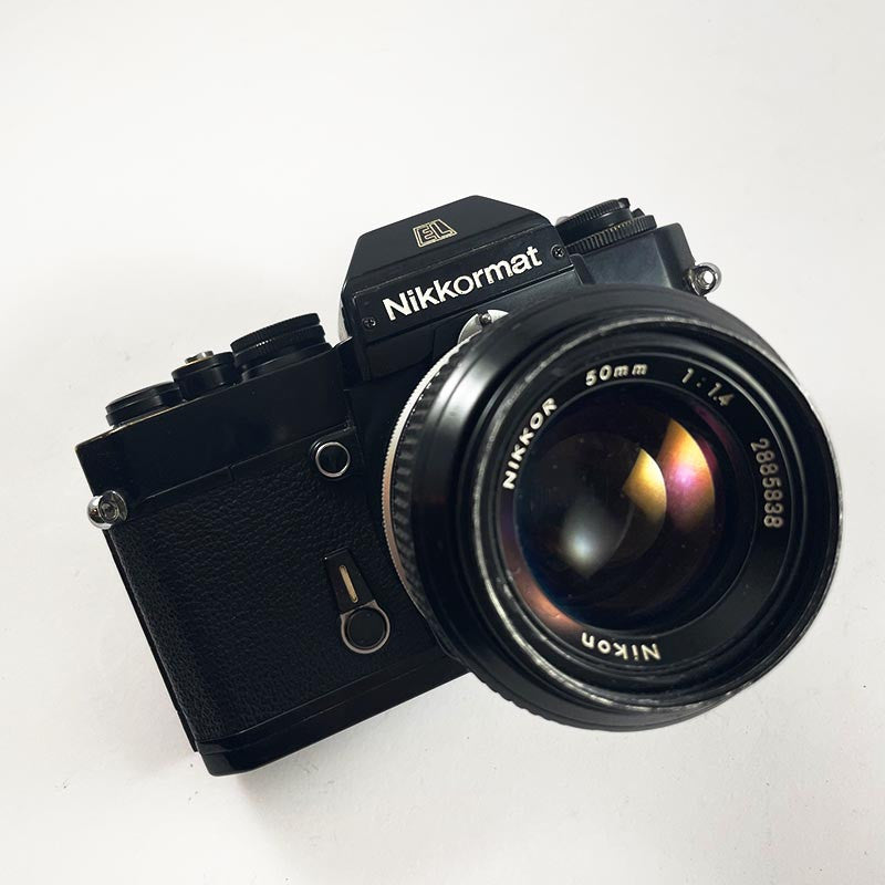 Nikon Nikkormat EL Black & 50mm 1.4