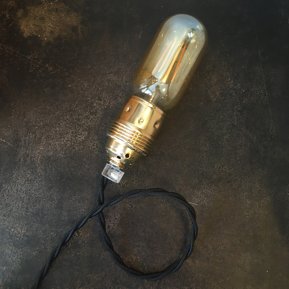 cable electrique fil textile vintage tissu noir torsadé lampe luminaire ancien