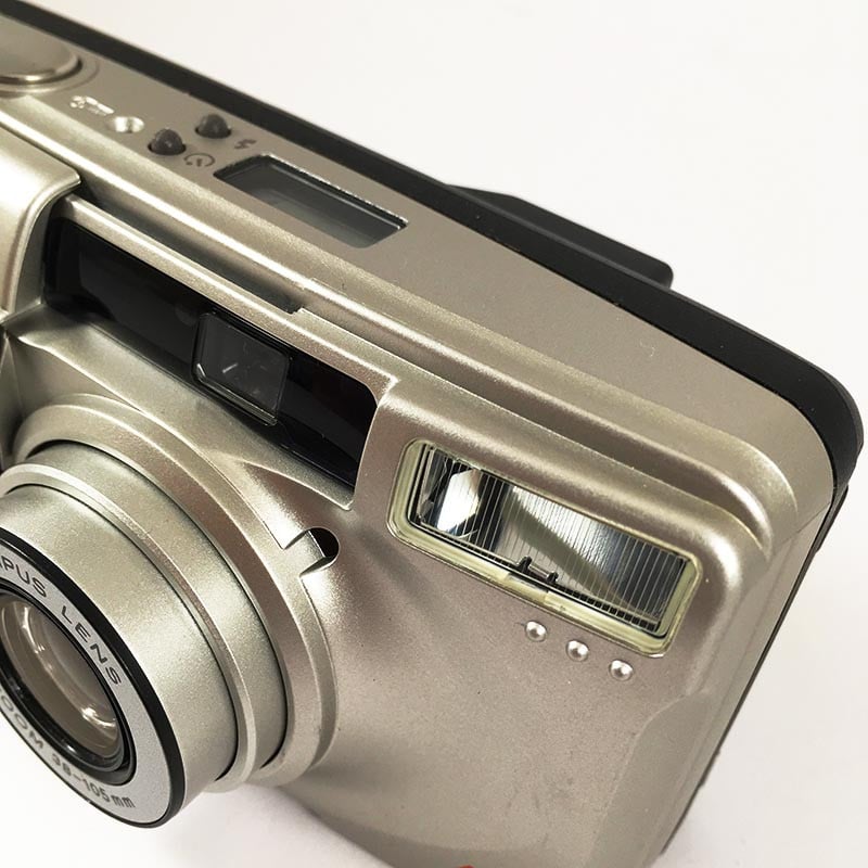 olympus af superzoom 105g zoom point and shoot ancien vintage 38-105mm argentique 2002 compact camera boite box