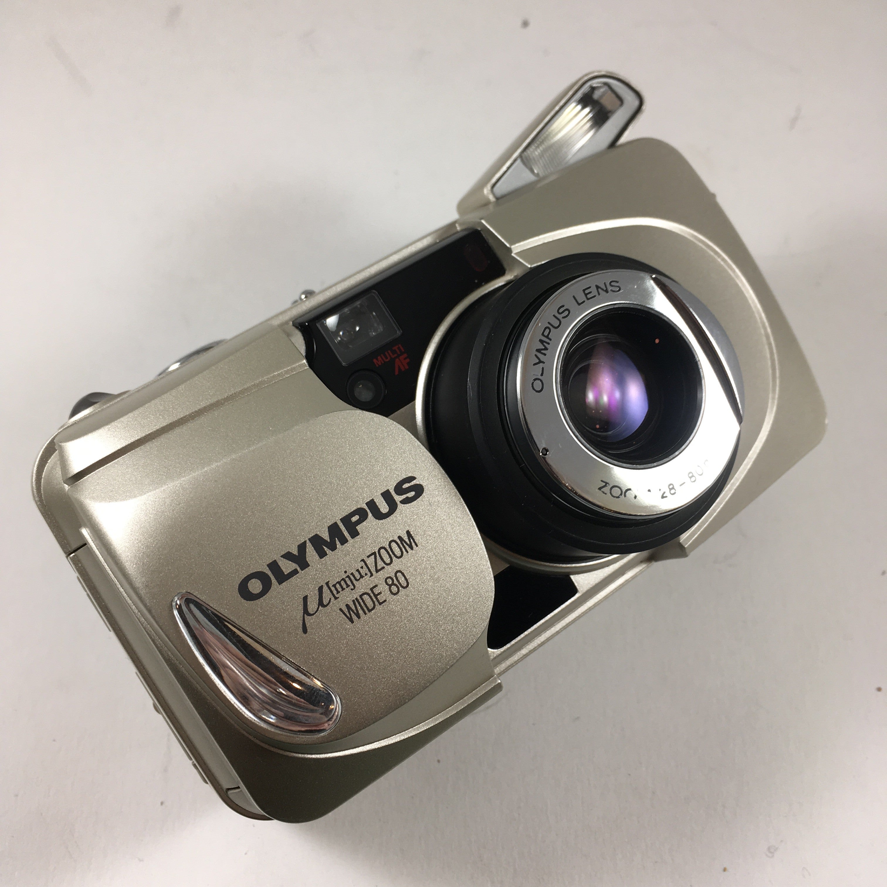 olympus mju zoom wide 80 28mm 35mm point and shoot 1998 135 argentique