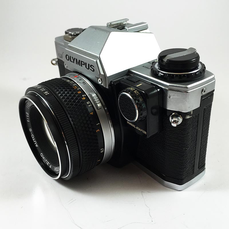 Olympus OM10 Manual Adapter & Zuiko 50mm 1.8