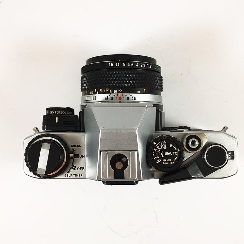 Olympus OM10 Manual Adapter & Zuiko 50mm 1.8
