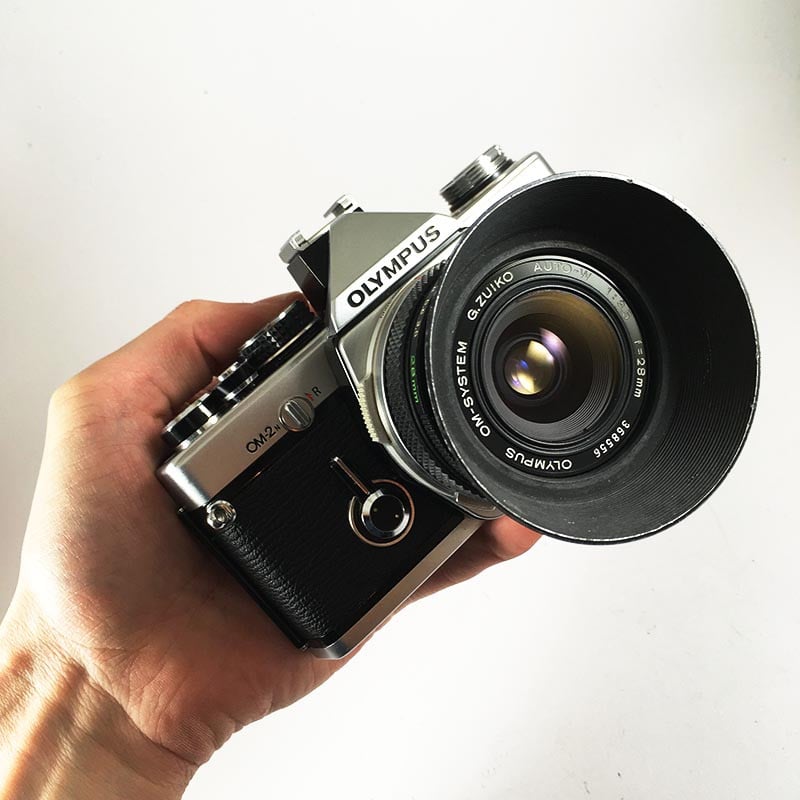 Olympus OM2N & 28mm 3.5