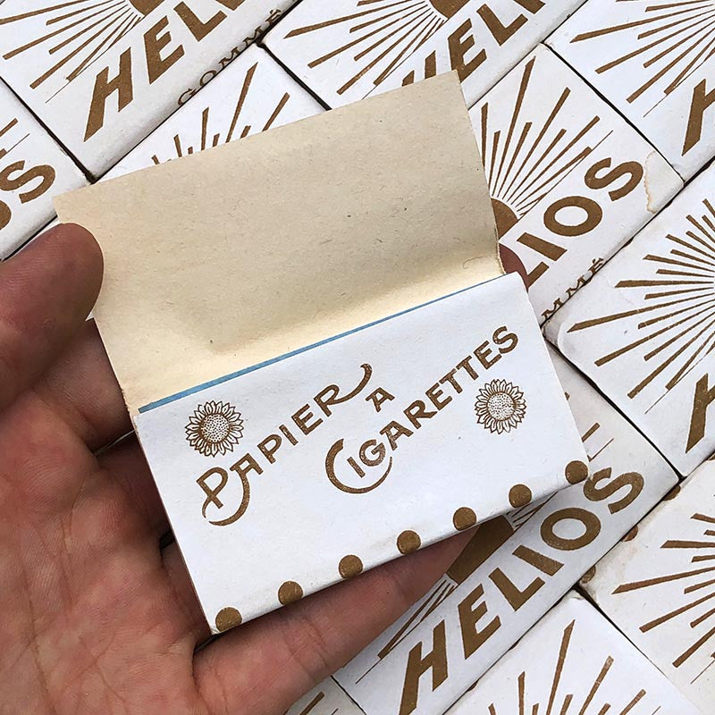 papier feuille a rouler cigarette Helios ancien vintage 1930 tabac