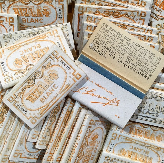 papier feuille a rouler cigarette riz lacroix la plus la + blanc 1930 19400 tabac