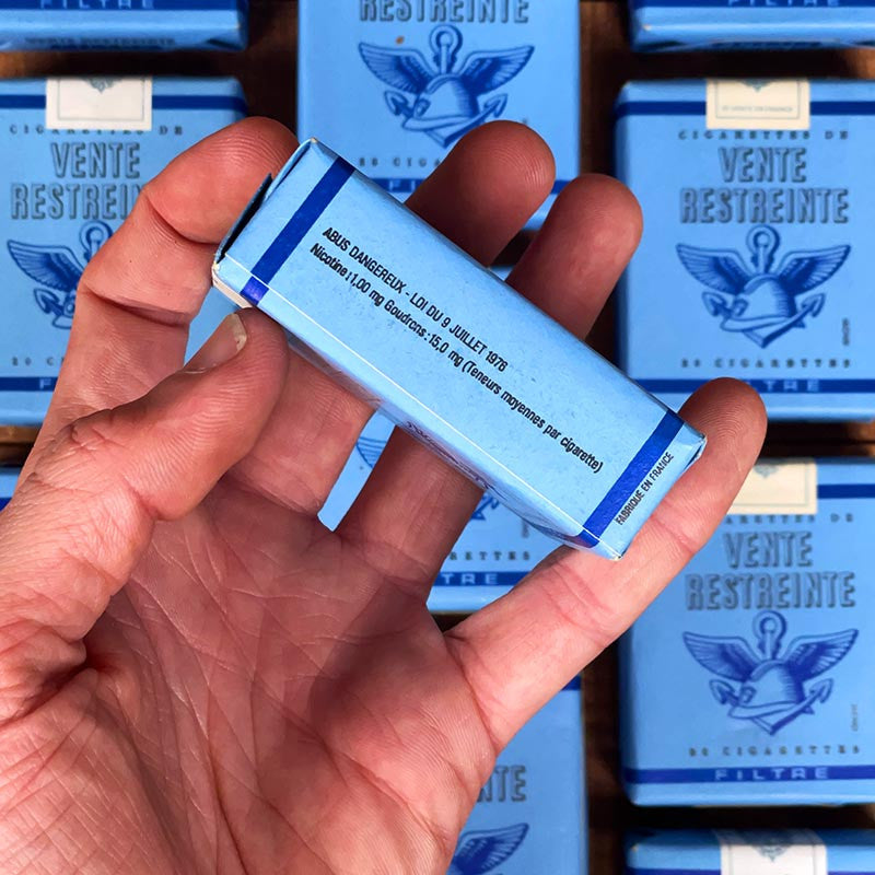 paquet de tabac filtre cigarette troupe troupes militaire armée fumeur 1976 1980 ancienne ancien vintage
