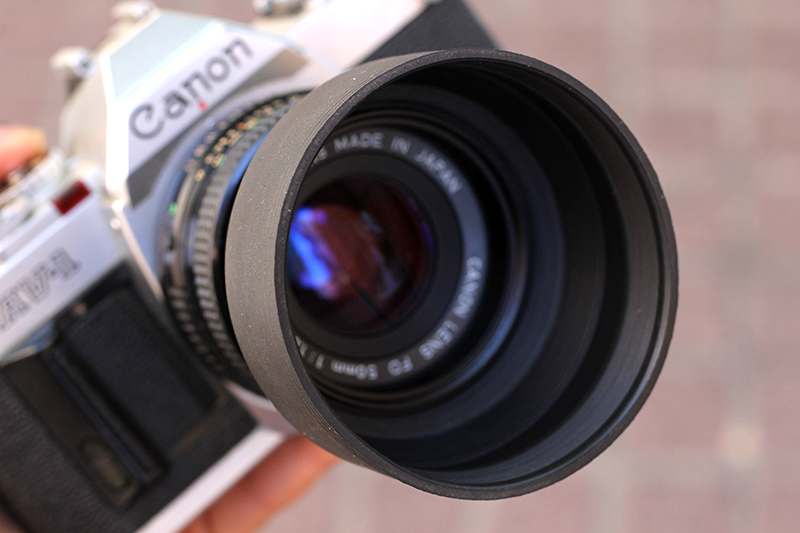Pare soleil rétractable pliable caoutchouc 49mm 52mm 55mm 58mm flare soleil photo lentille objectif