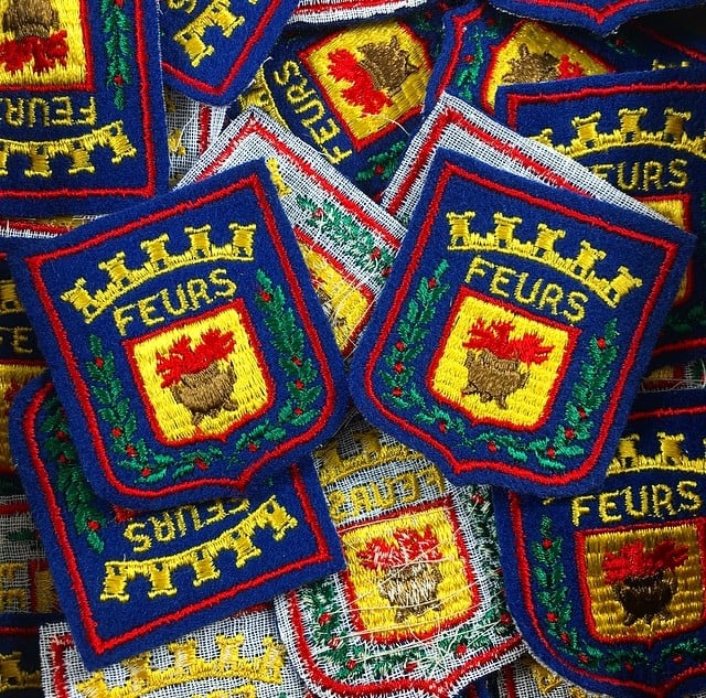 Feurs City Patch Badge 1970 #2